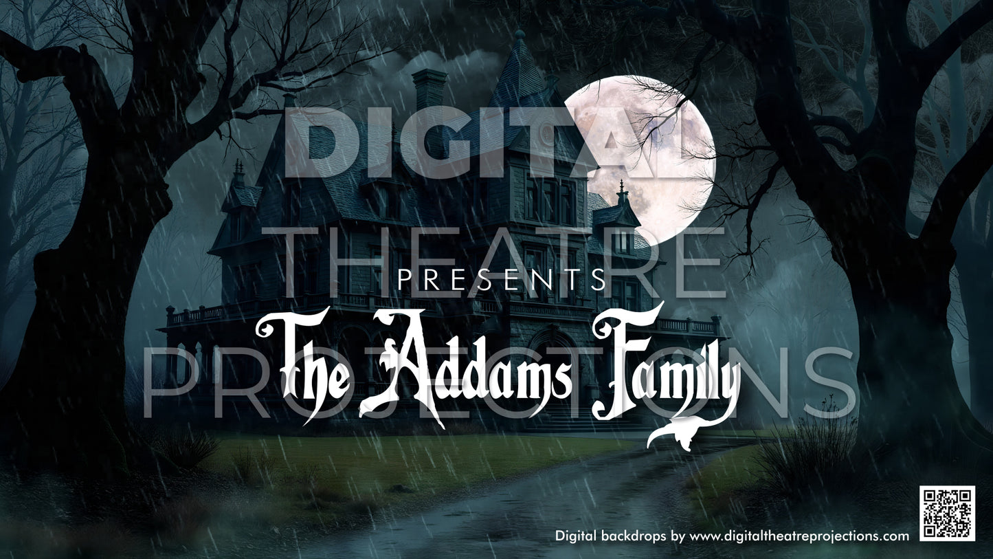 Addams Family: Title Screen Backdrop Video